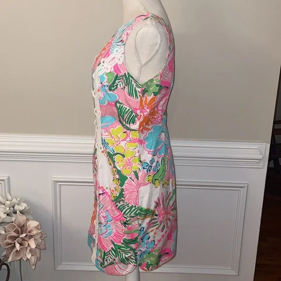 Lilly Pulitzer‎ for Target 20th Anniversary Floral Shift Dress Size 8 - Picture 8 of 14